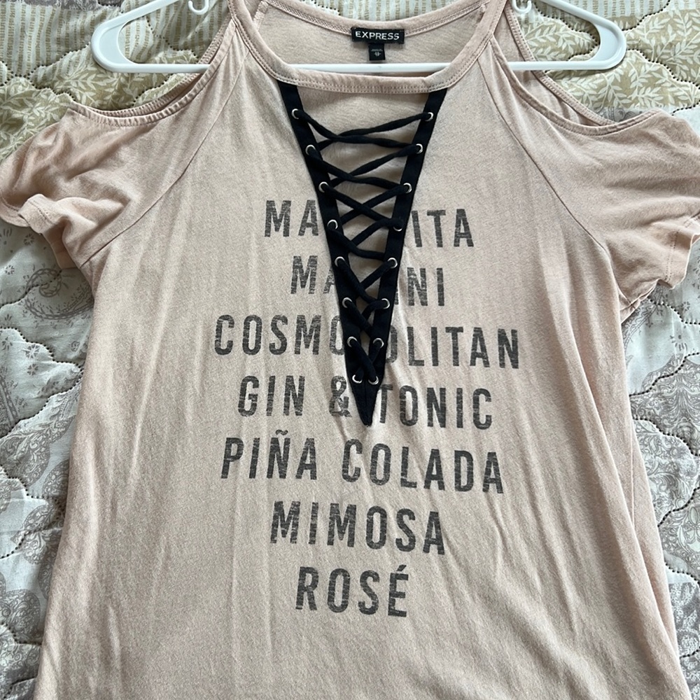 Cold shoulder T-shirt